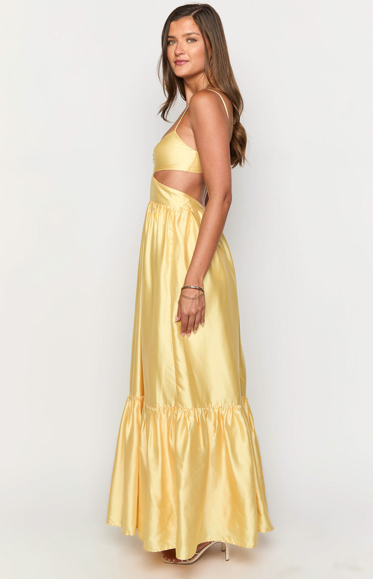 Felicitie Yellow Maxi Dress-Vavasi.All Rights Reserved.