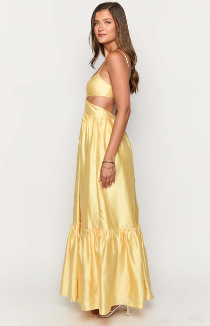 Felicitie Yellow Maxi Dress-Vavasi.All Rights Reserved.