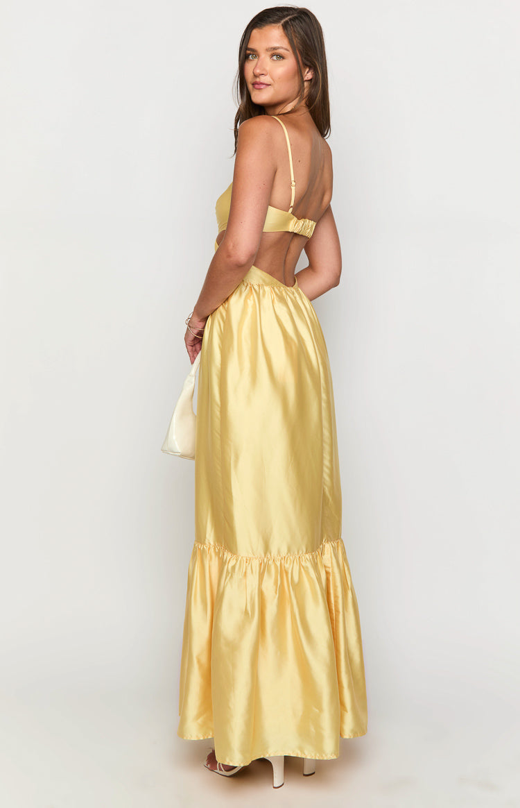 Felicitie Yellow Maxi Dress-Vavasi.All Rights Reserved.