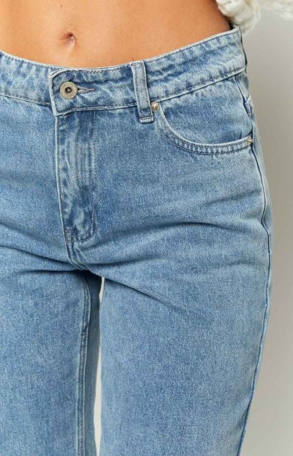 Faded Favourite Mid Wash Denim Mid Waist Jeans-Vavasi.All Rights Reserved.