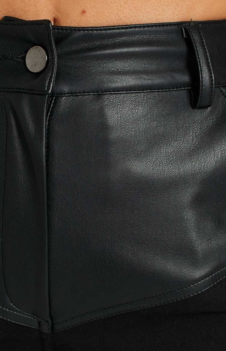 Faith Black Contrast Pants-Vavasi.All Rights Reserved.