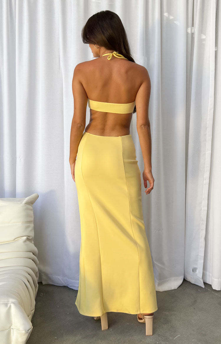 Fields of Gold Yellow Maxi Dress-Vavasi.All Rights Reserved.