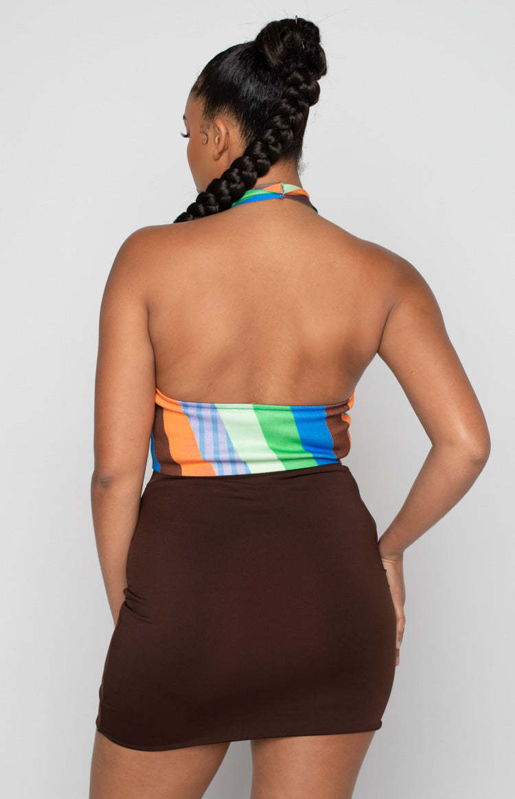 Flirtini Halter Crop Multi-Vavasi.All Rights Reserved.