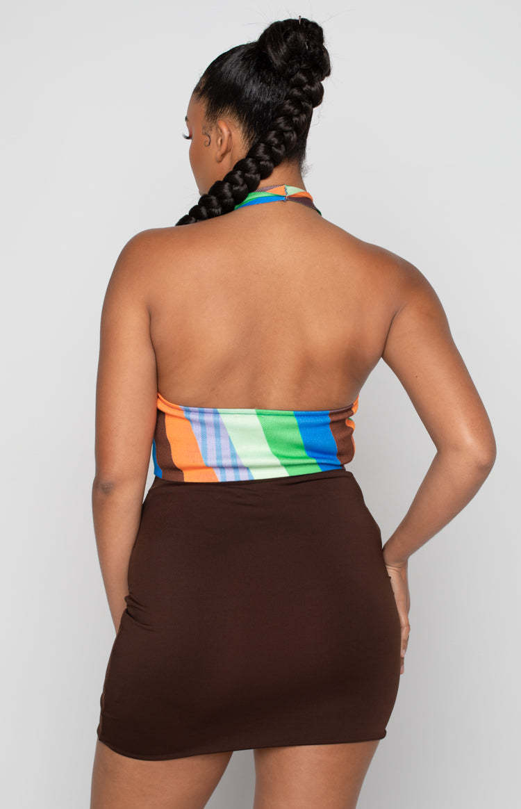 Flirtini Halter Crop Multi-Vavasi.All Rights Reserved.