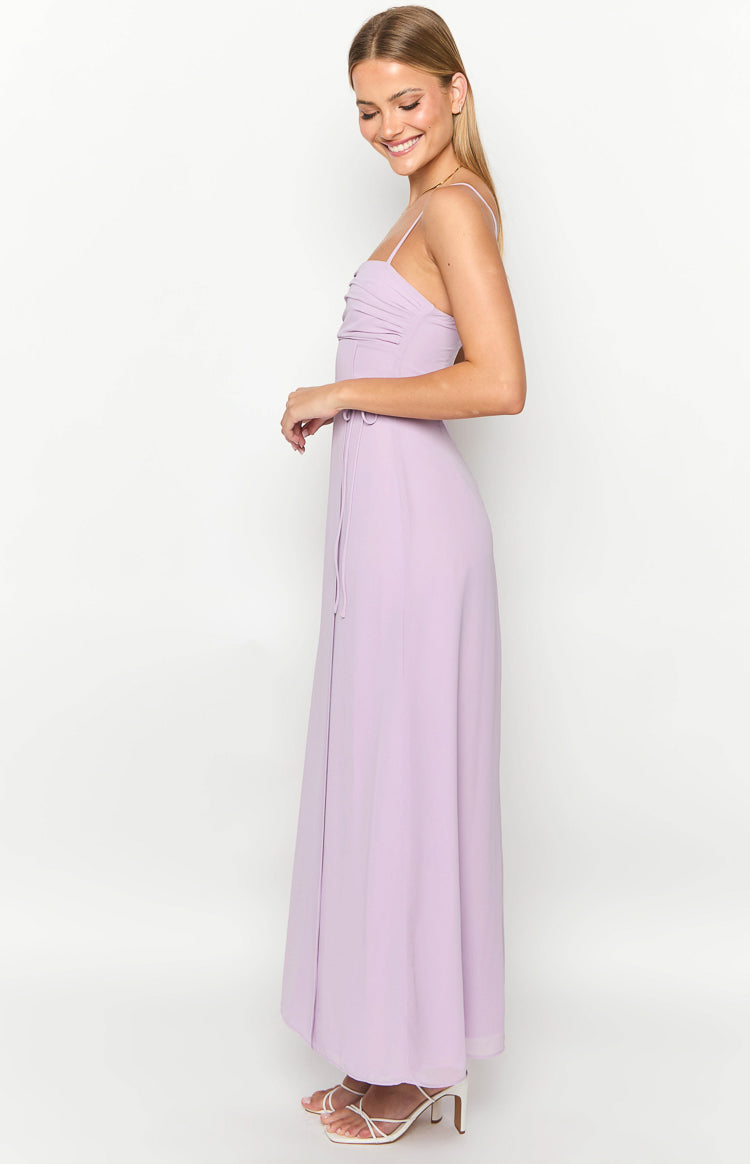 Flossie Lilac Maxi Sleeveless Dress-Vavasi.All Rights Reserved.