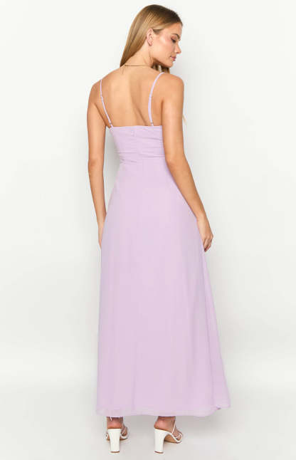 Flossie Lilac Maxi Sleeveless Dress-Vavasi.All Rights Reserved.