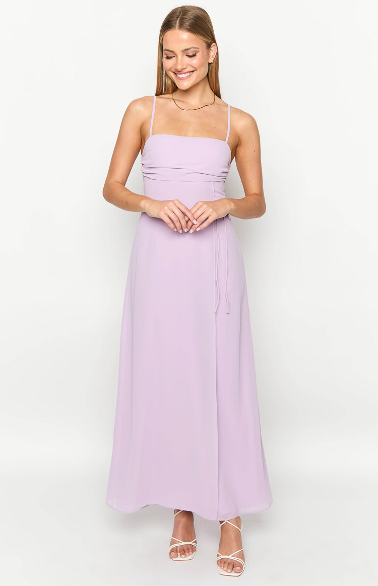 Flossie Lilac Maxi Sleeveless Dress-Vavasi.All Rights Reserved.