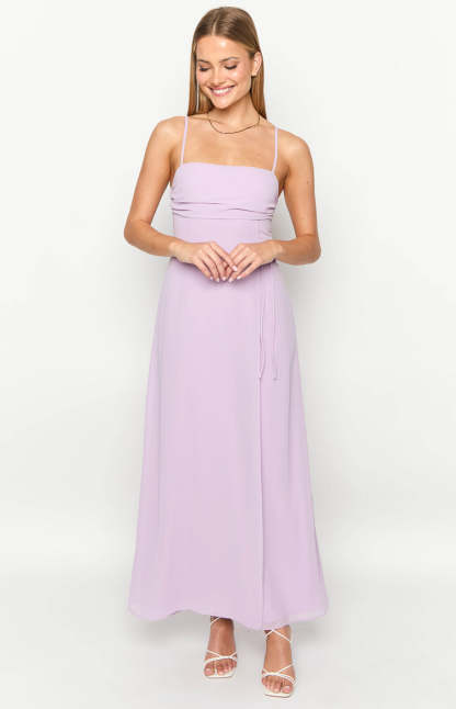 Flossie Lilac Maxi Sleeveless Dress-Vavasi.All Rights Reserved.