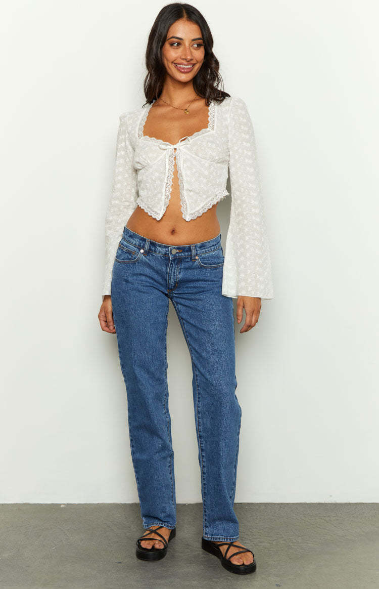 Forever Yours White Long Sleeve Top-Vavasi.All Rights Reserved.