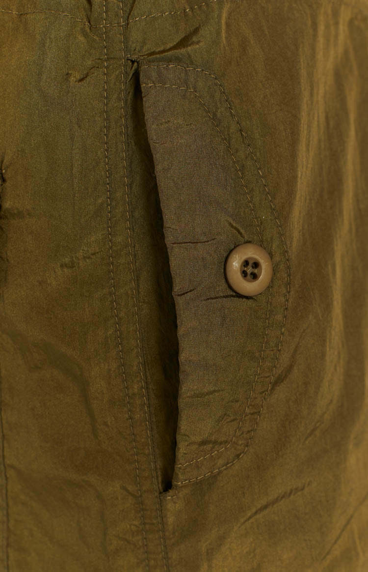Frankie Khaki Parachute Pants-Vavasi.All Rights Reserved.