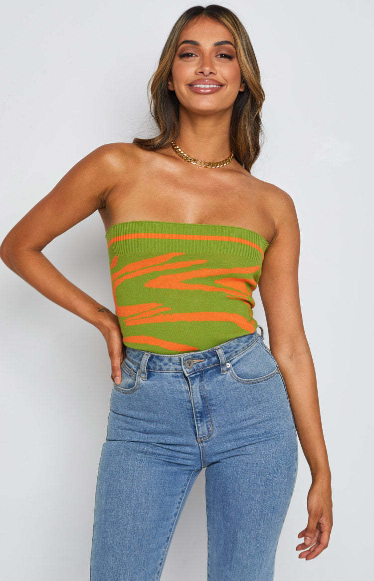 Free Fall Crop Top Green-Vavasi.All Rights Reserved.