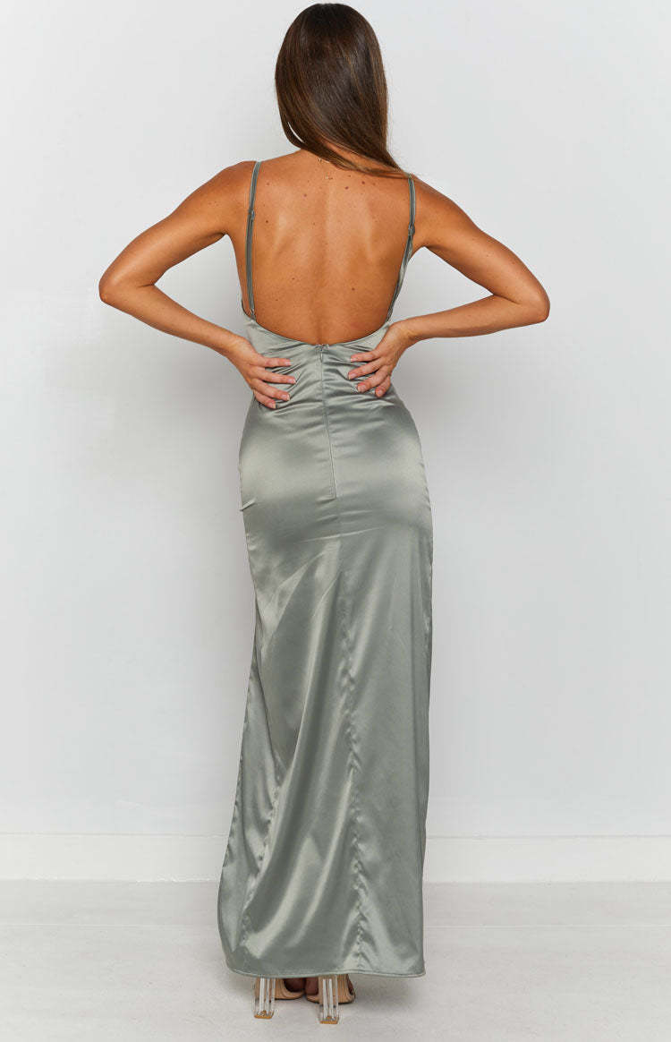 Freesia Formal Dress Khaki-Vavasi.All Rights Reserved.