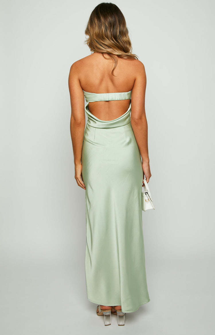 Genevieve Sage Maxi Skirt-Vavasi.All Rights Reserved.