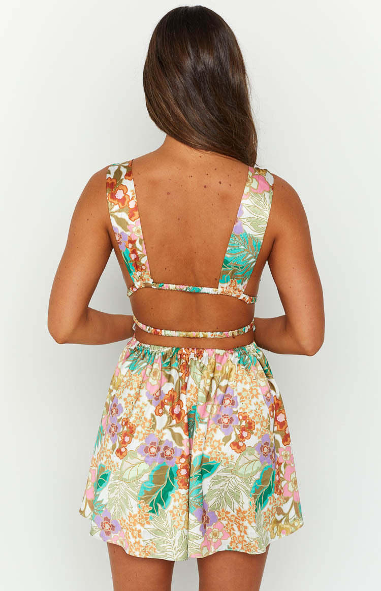 Genovia Tropical Mini Dress-Vavasi.All Rights Reserved.