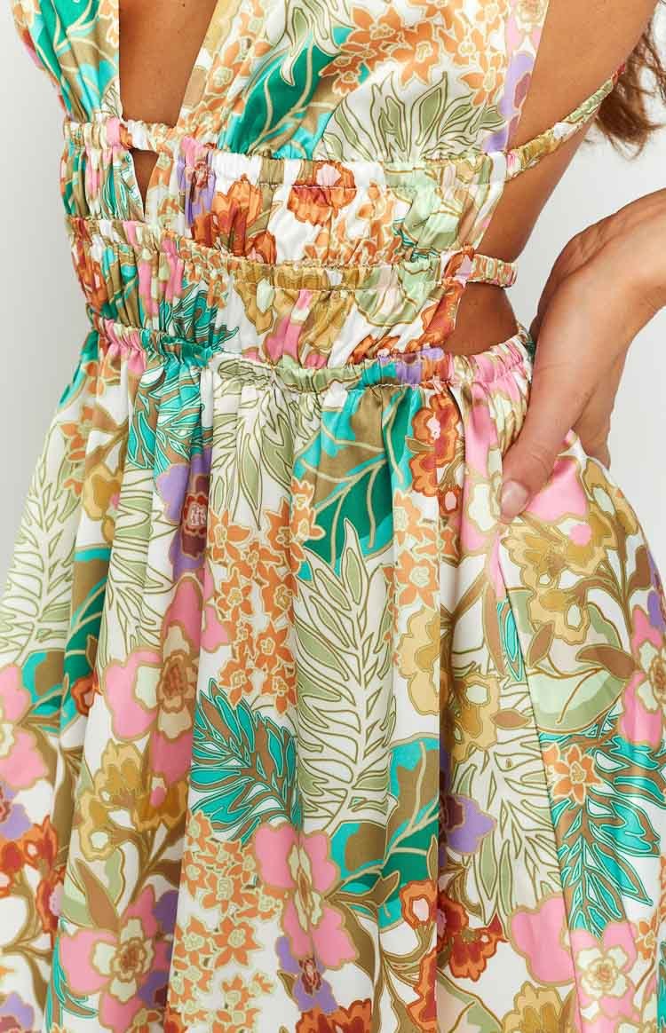 Genovia Tropical Mini Dress-Vavasi.All Rights Reserved.