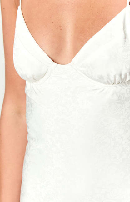 Gloria White Maxi Dress-Vavasi.All Rights Reserved.