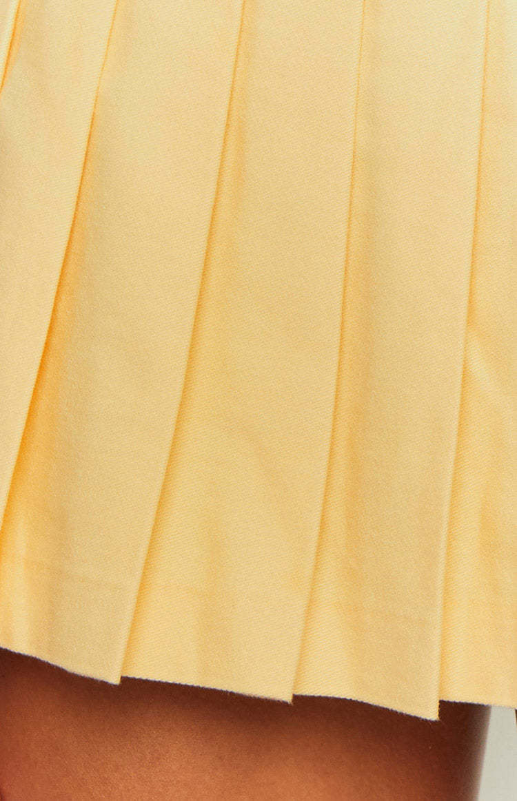 Good Days Yellow Strapless Mini Dress-Vavasi.All Rights Reserved.