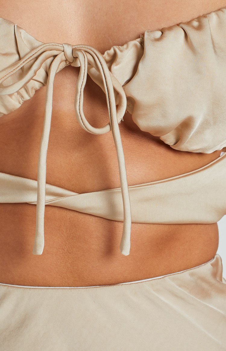 Gracie Tie Top Cream-Vavasi.All Rights Reserved.