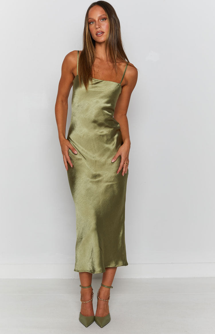 Amaryllis Dress Khaki-Vavasi.All Rights Reserved.