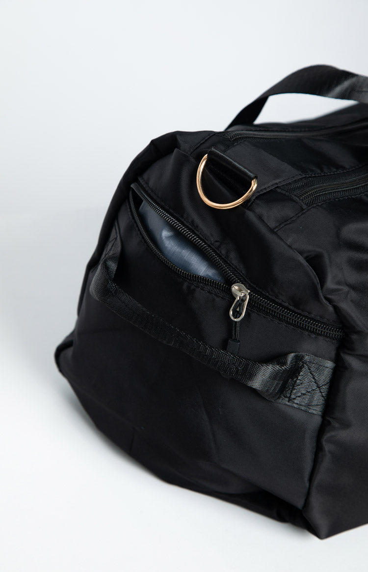 VavasiBlack Gym Bag-Vavasi.All Rights Reserved.