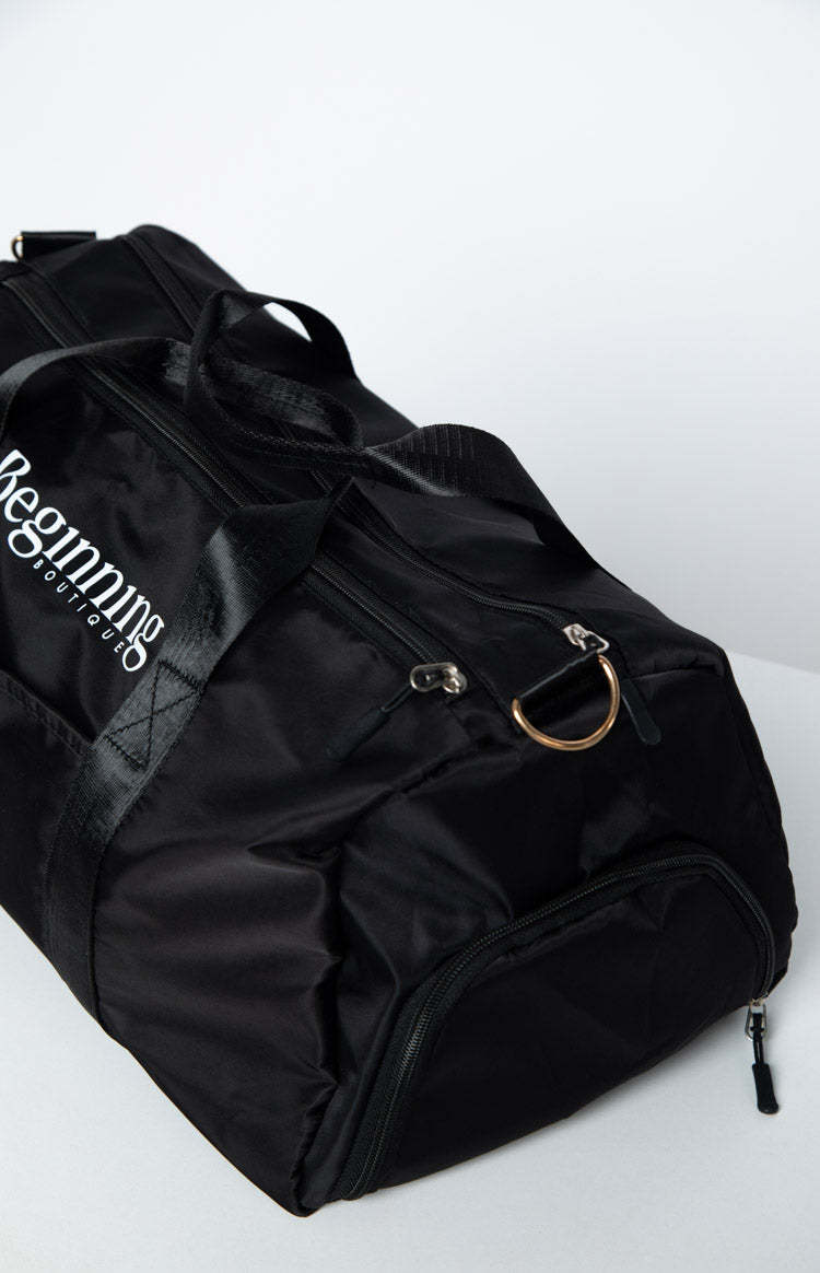 VavasiBlack Gym Bag-Vavasi.All Rights Reserved.
