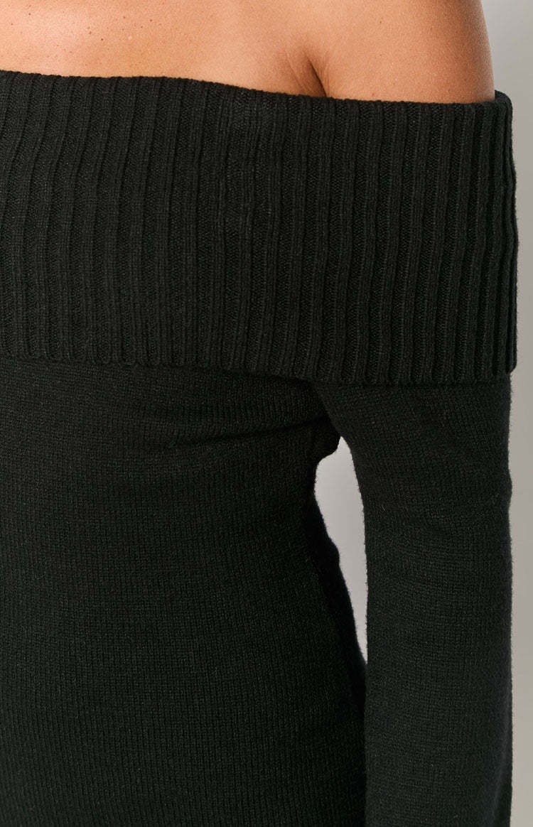 Halia Black Long Sleeve Mini Dress-Vavasi.All Rights Reserved.