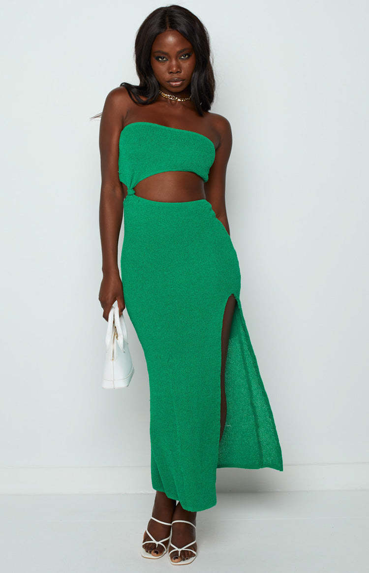Harbour Green Midi Dress-Vavasi.All Rights Reserved.