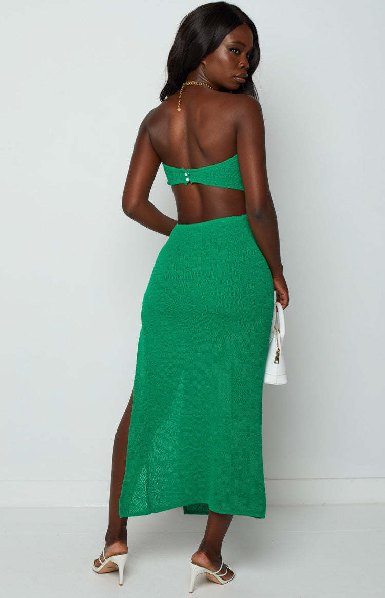 Harbour Green Midi Dress-Vavasi.All Rights Reserved.