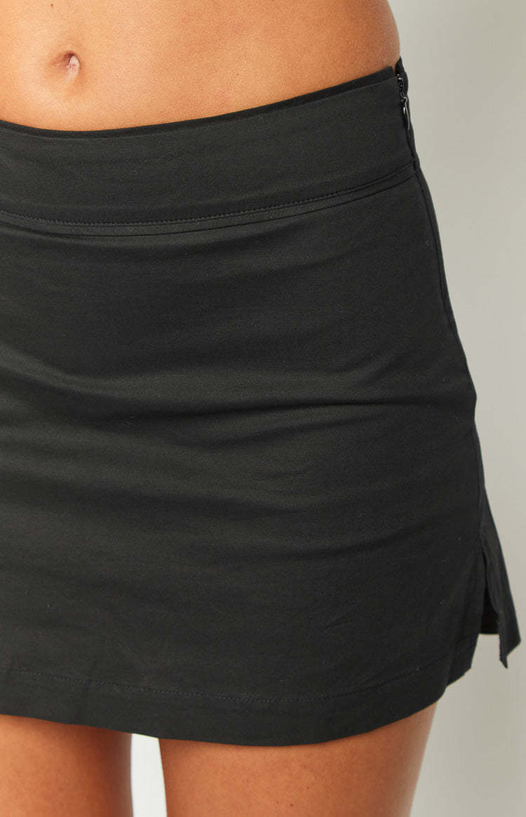 Harlee Black Mini Skort-Vavasi.All Rights Reserved.