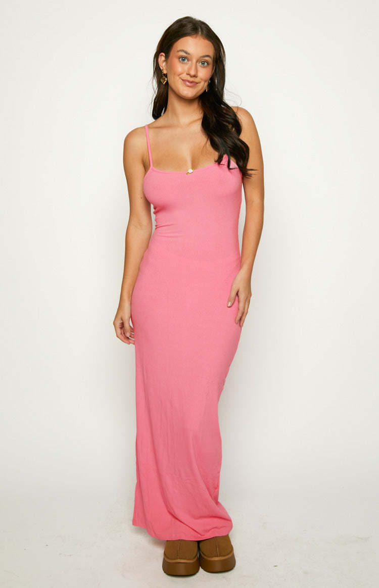 Harmony Pink Rose Maxi Dress-Vavasi.All Rights Reserved.