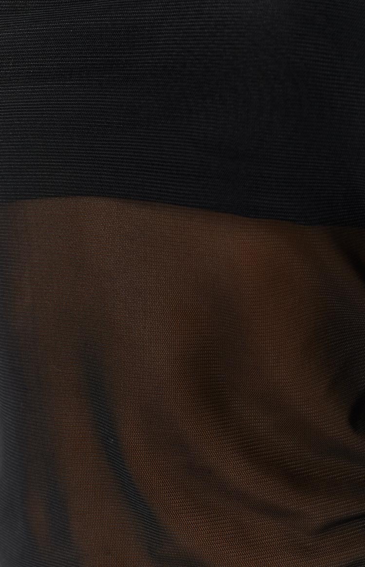 Hilux Black Mesh Bandeau Top-Vavasi.All Rights Reserved.