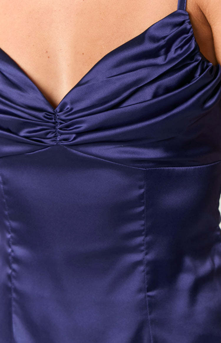 Honey Navy Mini Dress-Vavasi.All Rights Reserved.
