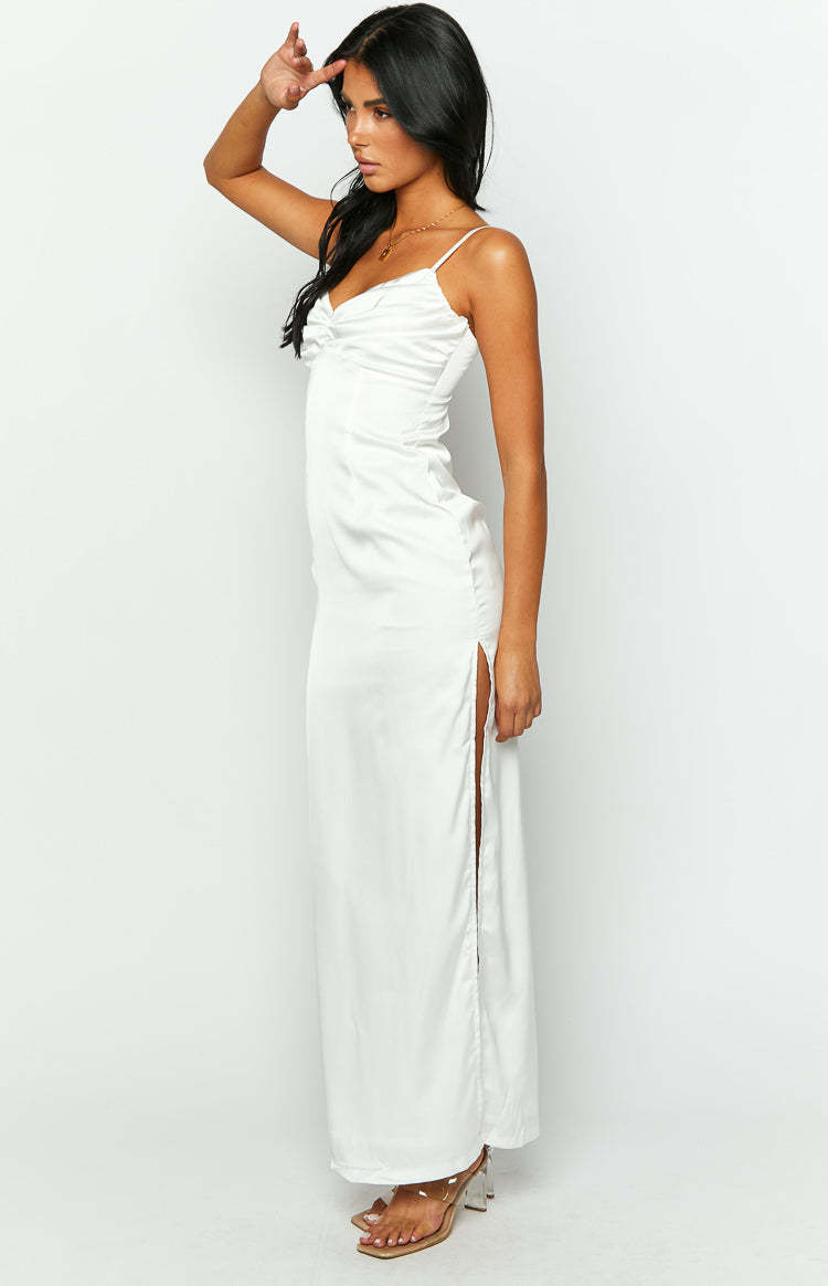 Honey Off White Maxi Dress-Vavasi.All Rights Reserved.