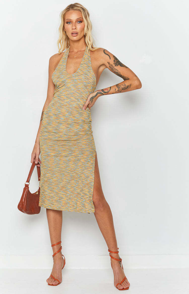 Indi Spacedye Midi Dress Multi-Vavasi.All Rights Reserved.