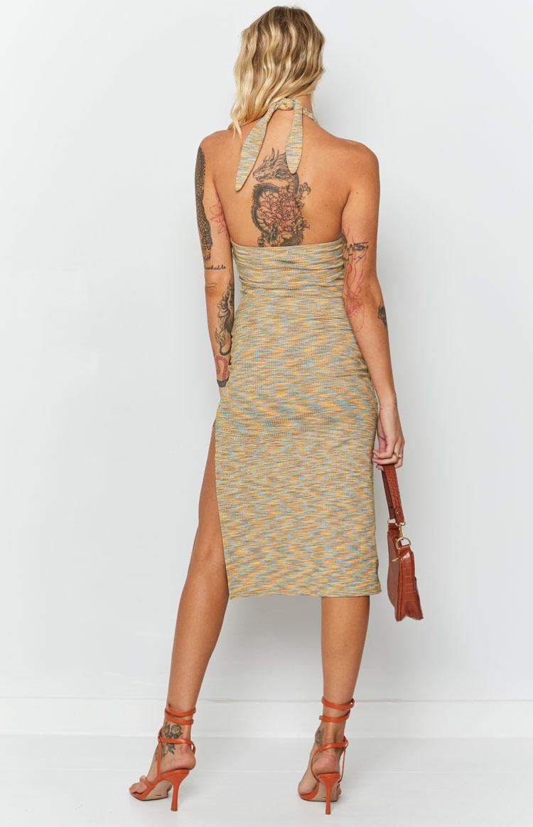 Indi Spacedye Midi Dress Multi-Vavasi.All Rights Reserved.