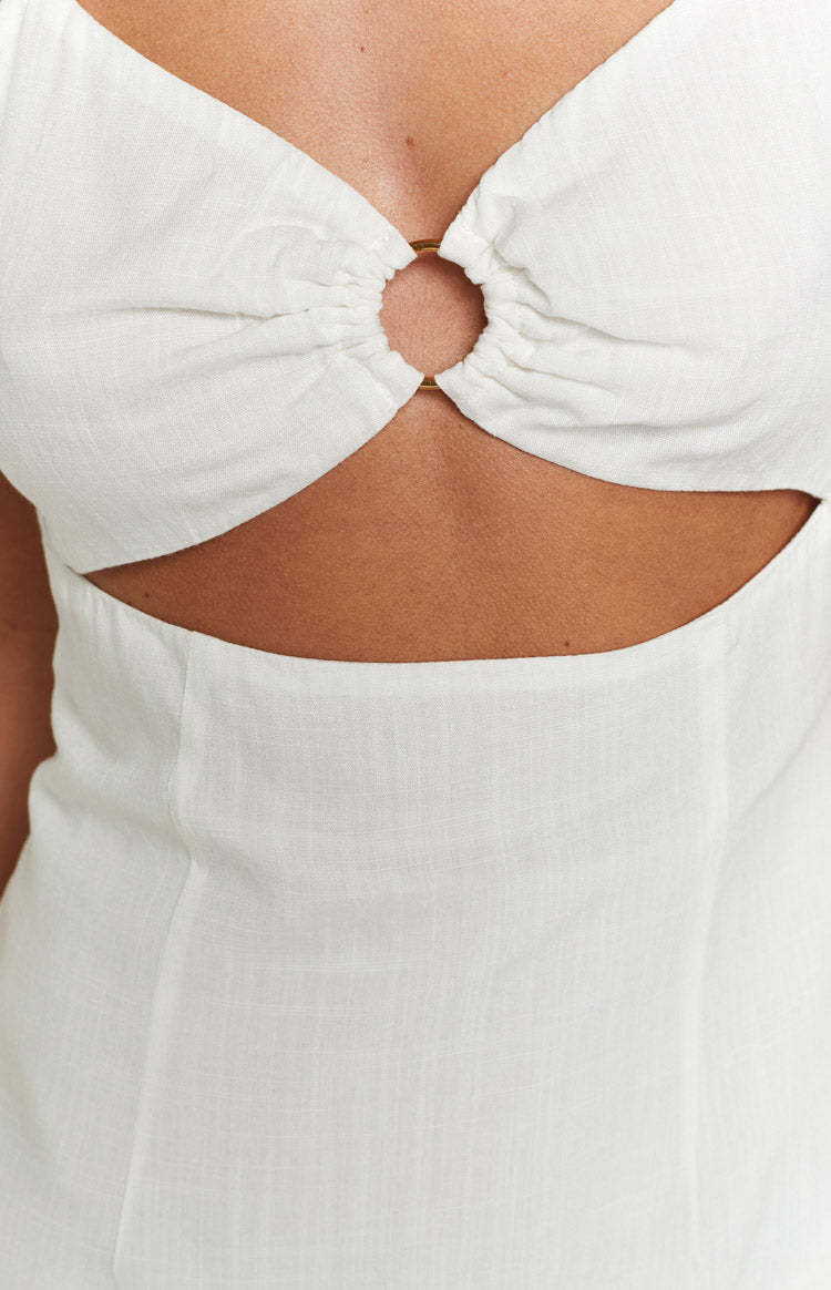 Indiana White Mini Dress-Vavasi.All Rights Reserved.