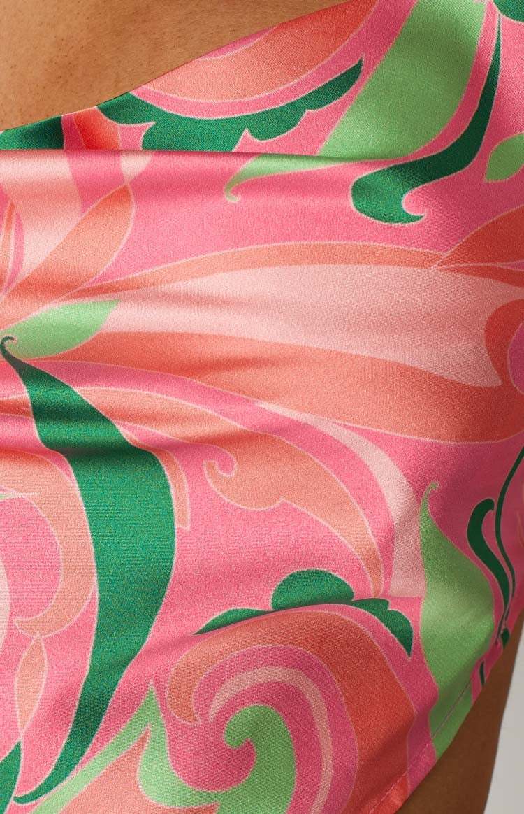 Ingrid Red Print Halter Top-Vavasi.All Rights Reserved.