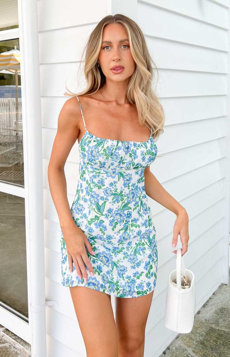 Isabel White Floral Mini Dress-Vavasi.All Rights Reserved.