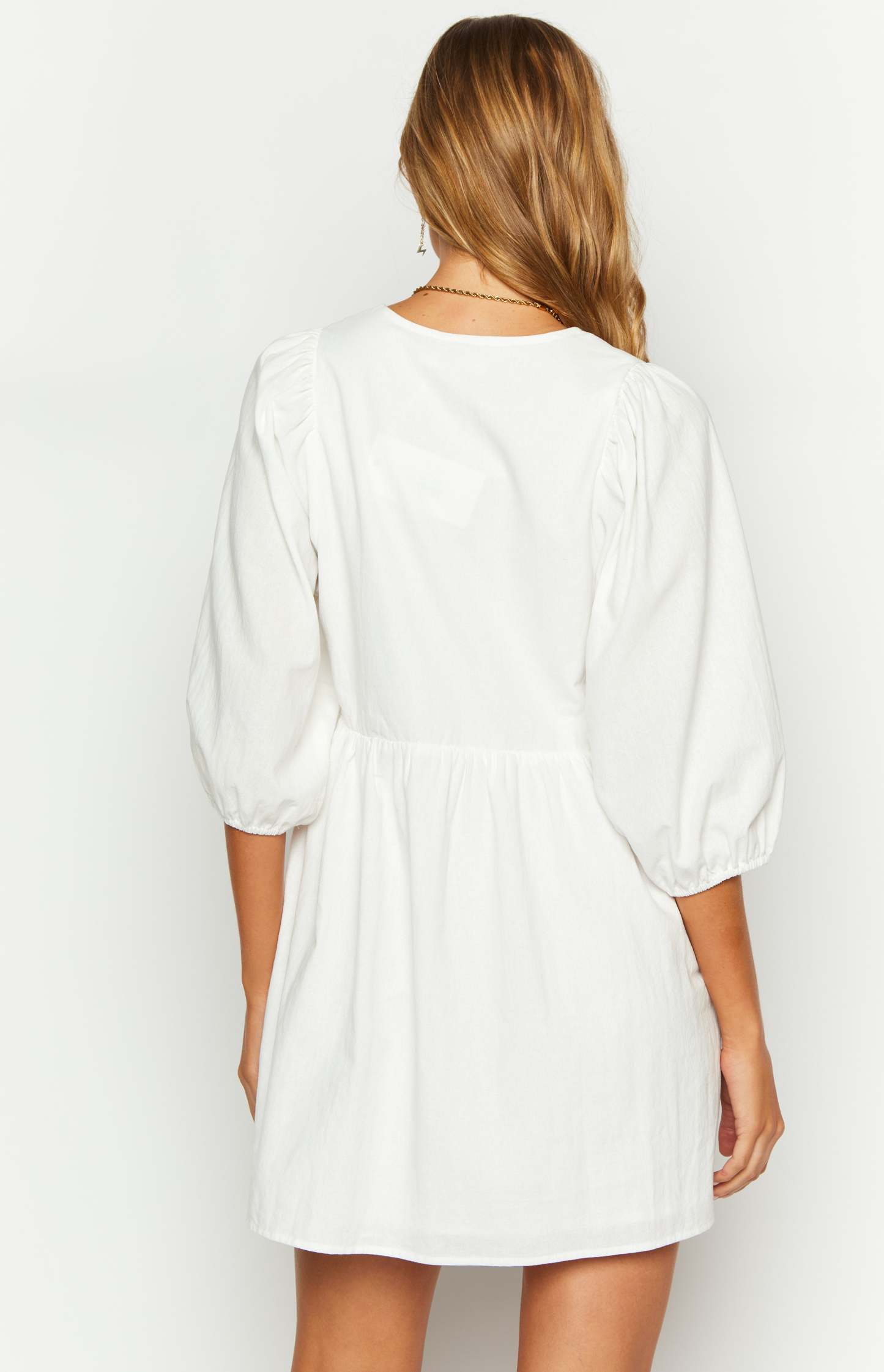 Issy White Mini Dress-Vavasi.All Rights Reserved.