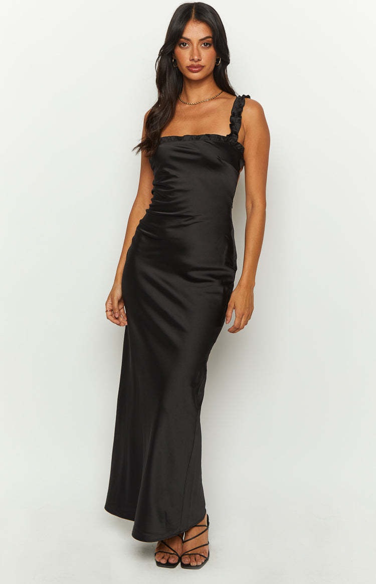 Ivy Black Maxi Dress-Vavasi.All Rights Reserved.
