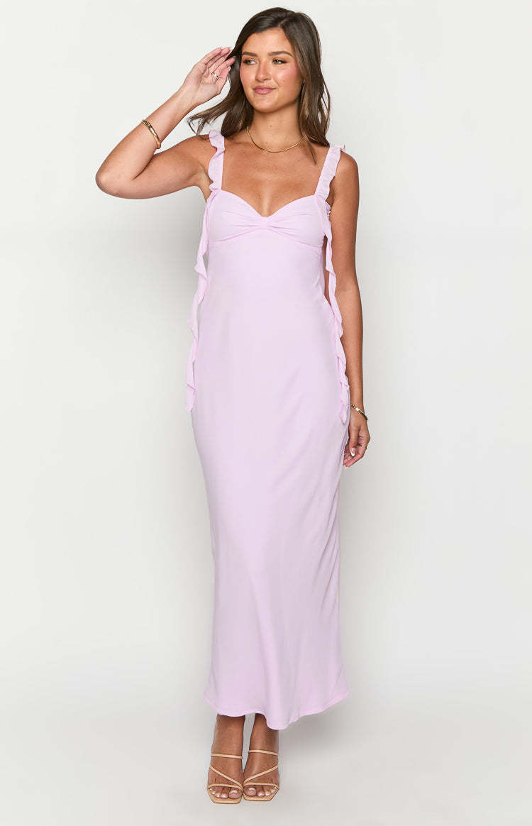 Janice Pink Maxi Dress-Vavasi.All Rights Reserved.