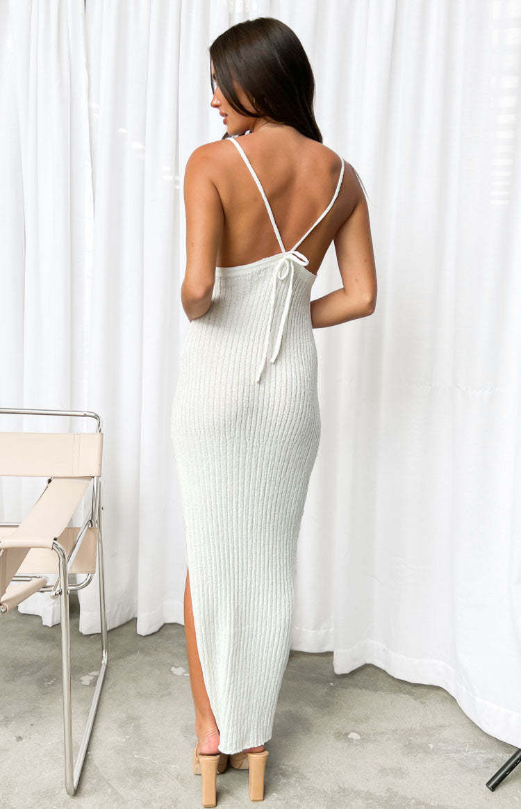 Joanna White Maxi Dress-Vavasi.All Rights Reserved.