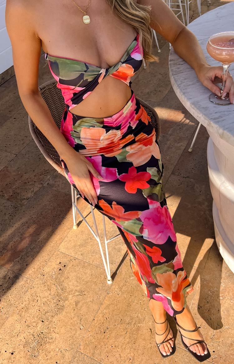 Juliete Floral Midi Dress-Vavasi.All Rights Reserved.