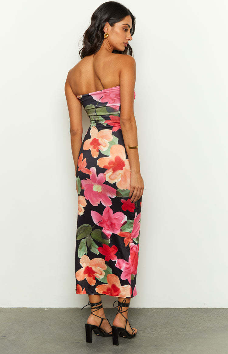 Juliete Floral Midi Dress-Vavasi.All Rights Reserved.