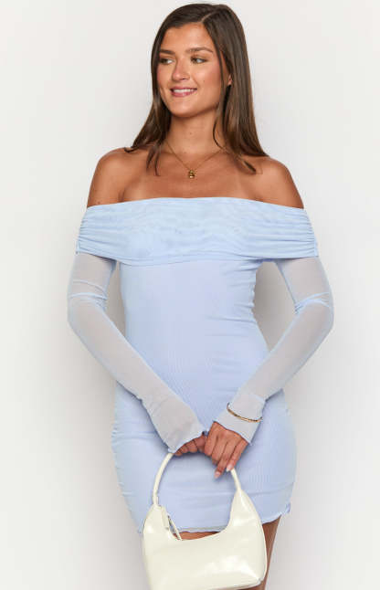 Kofi Lilac Long Sleeve Mini Dress-Vavasi.All Rights Reserved.