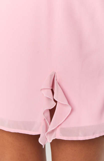 Kristina Pink Mini Dress-Vavasi.All Rights Reserved.
