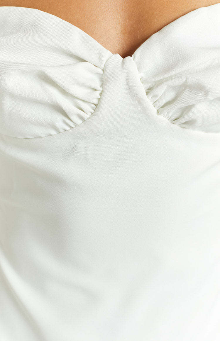 Katya White Mini Dress-Vavasi.All Rights Reserved.