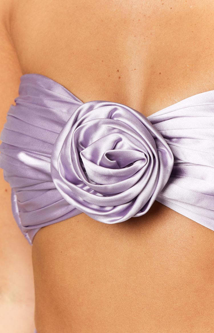 Kaylea Lilac Crop Top-Vavasi.All Rights Reserved.