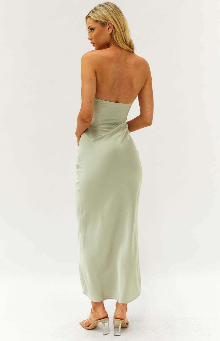 Kenna Sage Maxi Dress-Vavasi.All Rights Reserved.