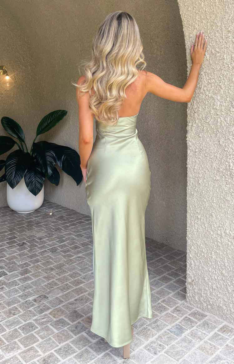 Kenna Sage Maxi Dress-Vavasi.All Rights Reserved.